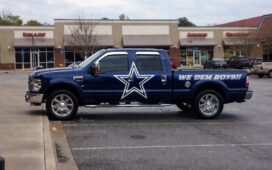 Dallas Cowboys Truck Wraps
