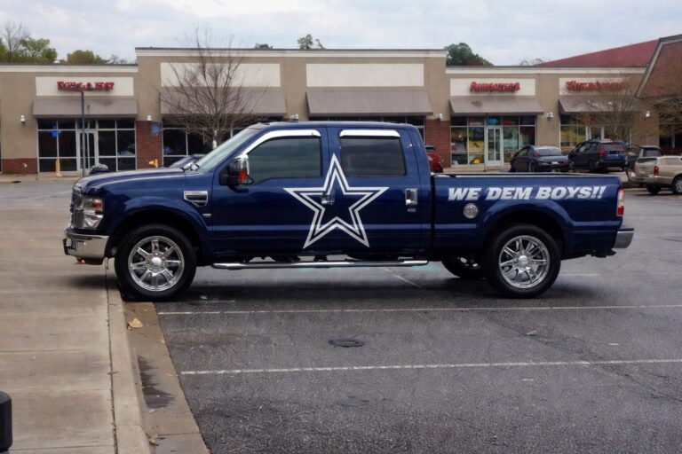 Dallas Cowboys Truck Wraps